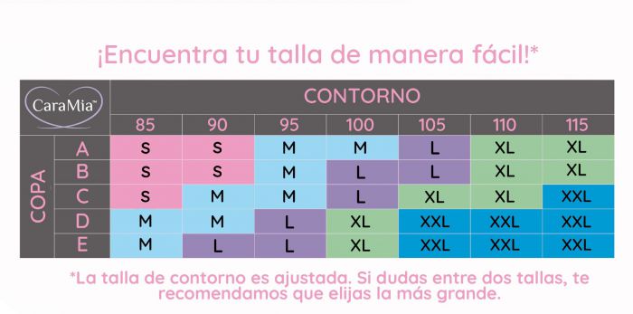 cara-mia-tabla-tallas Tallas del sujetador CaraMia
